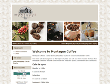 Tablet Screenshot of montaguecoffee.com.au